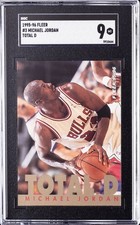 1995-96 FLEER TOTAL D #3 MICHAEL JORDAN SGC 9 picture