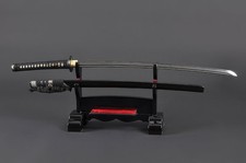 Black Wing Katana - 1095 High Carbon Steel Hand Forged Clay Tempered Full Tang picture