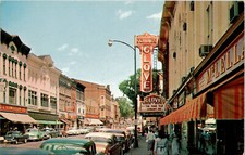c1960s Gloversville New York Main Street Movie Theater Sign Postcard Lot of 100 picture