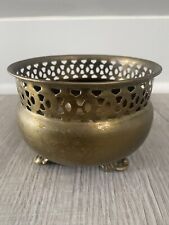 antique brass footed Bowl picture