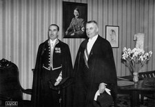 The new German ambassador Rome Hans Georg von Mackensen 10th April- Old Photo picture
