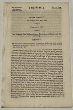 RARE 1833 REV. WAR DOC. CAPTAIN
