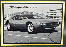 Vtg. Circa Early 1970s Mangusta de Tomaso Dealer Brochure picture