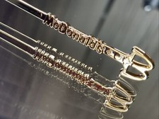 Vintage 70s McDonald's McSpoon, Coffee Spoon Plated in 24 Karat Gold picture