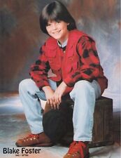 BLAKE FOSTER child star actor Official Head Shot promo photo double sided 8.5x11 picture