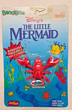 DISNEY LITTLE MERMAID SEBASTIAN ORIGINAL PACKAGE JUST TOYS VTG BENDEMS POSEABLE picture