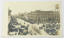 1917 Albert Lea MN Real Photo Postcard Broadway Ringling Bros Circus Parade picture