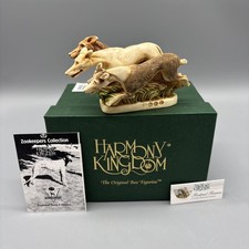 Harmony Kingdom 1999 Retired Racers Greyhounds Trinket Box LE 4125/5000 picture