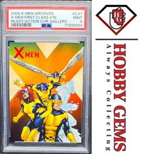 X-MEN FIRST CLASS PSA 9 2009 Marvel X-Men Archives Ready for Action #CA7 picture