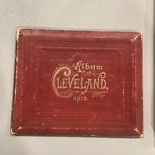 1888 Cleveland Ohio Photo Album In Hardcover Book Style Holder W Many City Photo picture