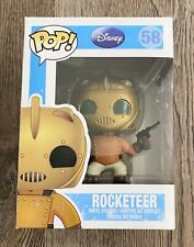 Funko Pop Disney - The Rocketeer #58 (2013) Vaulted w/ Protector BOX FLAWS picture