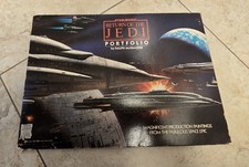 Vintage 1983 Star Wars Return of the Jedi Portfolio Ralph McQuarrie Art Prints  picture