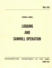 176 Page 1972 TM 5-342 LOGGING & SAWMILL OPERATIONS Log Cutting Book on Data CD picture