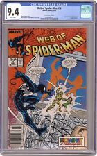 Web of Spider-Man #36 CGC 9.4 Newsstand 1988 4308368016 1st app. Tombstone picture