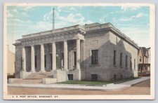 U.S. Post Office Somerset Kentucky KY Exterior View 1922 Postcard picture