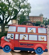 2026 Disney Parks Epcot London Bus Crossbody Loungefly Bag New Mickey Mouse NWT picture