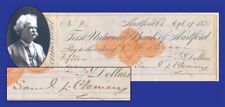 Samuel L. Clemens Signed Check - Autographs of Famous People picture