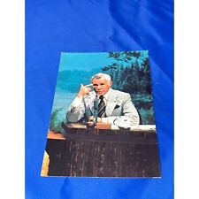 Johnny Carson postcard chrome divided back picture