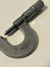 MT11 NICE VINTAGE STARRETT NO. 575SCREW THREAD MICROMETER picture