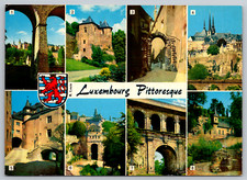 Luxembourg Scenic Viaduc Clausen Alzette Vintage Postcard picture