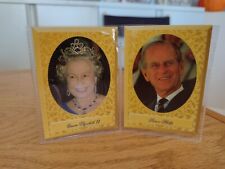 Queen Elizabeth II and Prince Philip 1993 Press Pass Collectors Cards #92 & #93 picture
