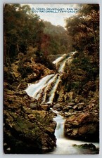 Postcard Wales Tyn-Y-Groes DDU Waterfall Dolgelley: Rhaiadr 17N picture