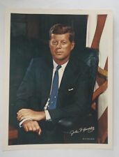 Vintage JFK Glossy Photo 14”x11” picture