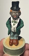 Early 1930’s Miniature Candy Container Black St. Patrick’s Day Man German Candy picture