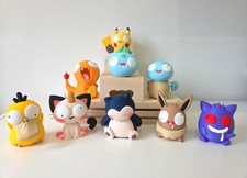 *SET* 3D Printed Pokemon Inspired Cute Silly Derpy Figures - Desk Decor Gift picture