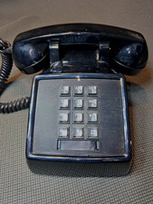 Vintage 1980’s Northern Telecom Black Push Button dial 2500 desk telephone picture