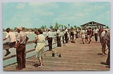 Postcard Fishing Pier Fort Myers Beach Florida World's Safest picture