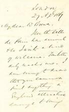 JUNIUS S. MORGAN - AUTOGRAPH LETTER SIGNED 04/27/1869 picture