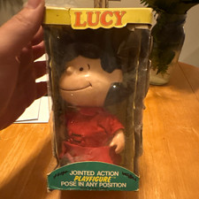 Vintage 1960s-70s Peanuts Lucy Jointed Action Playfigure, Determined Productions picture