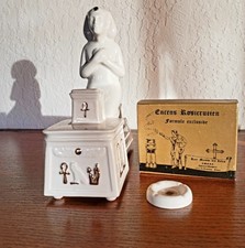 Ceramic Pharaoh Akhenaten Incense Burner Egyptian AMORC Rosicrucian Museum CA picture