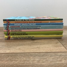 Lot of 10 Walt Disney Wonderful World of Reading Hardcover Books 1970's 1980's picture