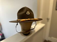 MINT WWII US Army M1911 Montana Peak Campaign Hat / Toujours Pret Crest / Cords picture