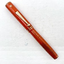 VTG Wahl Eversharp Gold Seal Fountain Pen Coral Greek Key (No Nib) Damaged AS IS picture