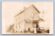 J87/ Cumberland Ohio RPPC Postcard c1910 Cambridge Cleary Residence 1876 picture