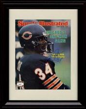 8x10 Framed Walter Payton - Chicago Bears SI Autograph Print - 8/16/82 picture