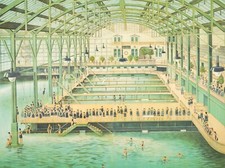 1896 Sutro Baths of San Francisco California NEW Metal Sign: Large Size picture