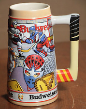 Vintage 1993 Budweiser Sports Series Beer Stein Hockey Mug Anheuser Busch picture