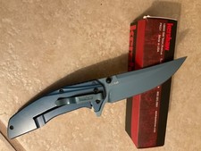 KERSHAW  8320 OUTRIGHT KNIFE DEEP BLUE HANDLE picture