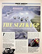 1987 Suzuka Roadrace Randy Mamola Japan - 5-Page Vintage Motorcycle Article picture