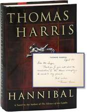Thomas Harris HANNIBAL First Edition with Autograph Note Signed laid in #160771 picture