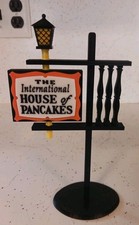 Vintage 1960s IHOP Restaurant Miniature Replica Sign Diorama Display 7.5