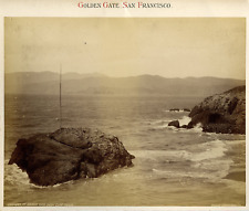 J.H. White,Golden Gate San Francisco California Vintage Albumen Print Print Print a picture