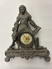 19th Century Scholar Ansonia Figural Clock of French Physicist Denis Papin Rare picture