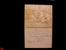 1910 Real Photograph Postcard Spot of 1st Kentucky Civil War Soldier's Killing picture