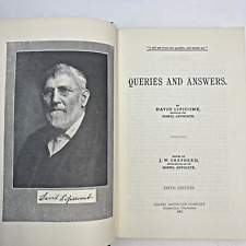 David Lipscomb Queries and Answers American Restoration Movement Leader 1963 picture