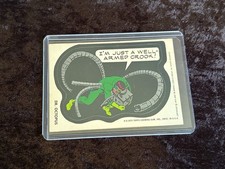1975 Marvel Topps Sticker Card Dr. Octopus in New Protective Case picture